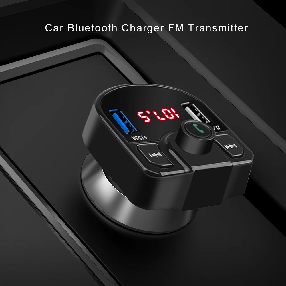 Автомобильный комплект громкой связи kebidu беспроводной Bluetooth FM ЖК передатчик mp3