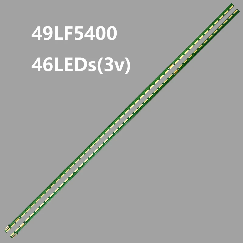 

Светодиодная лента для подсветки, 46 светодиодов, 537 мм, 49 дюймов, FHD R L-образный для LG 49LF5400