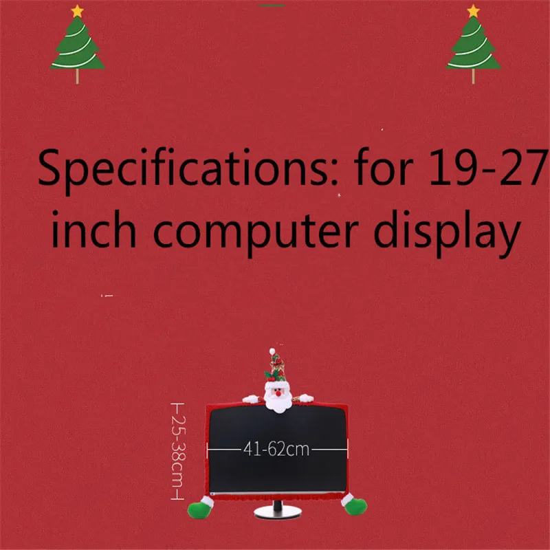 2019 Рождественское украшение телевизионная рамка Санта снеговик олень дисплей