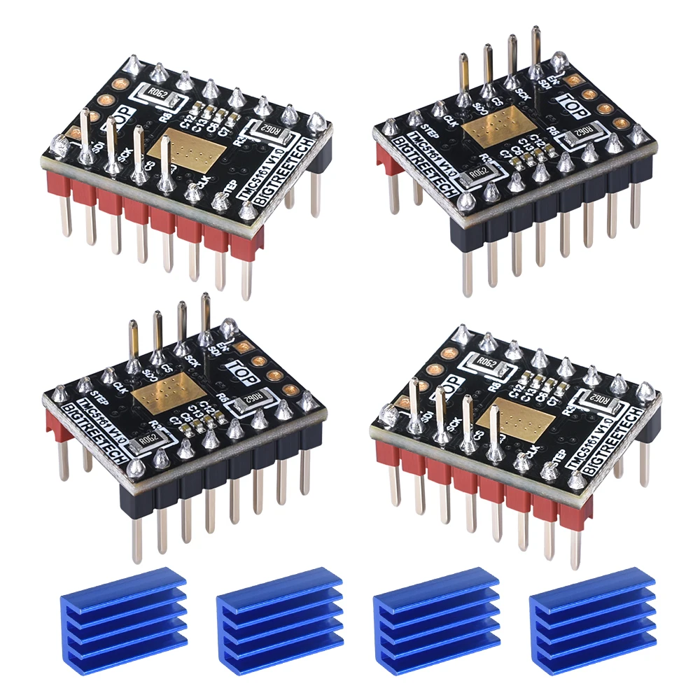 BIGTREETECH TMC5161 V1.0 SPI шаговый двигатель встроенный драйвер MOSFET 3d принтер запчасти VS TMC2209 TMC2130 TMC5160 для SKR V1.3 PRO