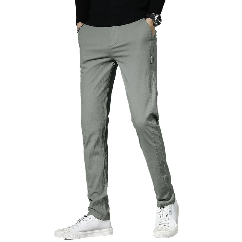 

Man Casual Trousers Long Jogger Mid-waist Jogging Ropa Para Hombre Pencil Pants Spring and Autumn Pants