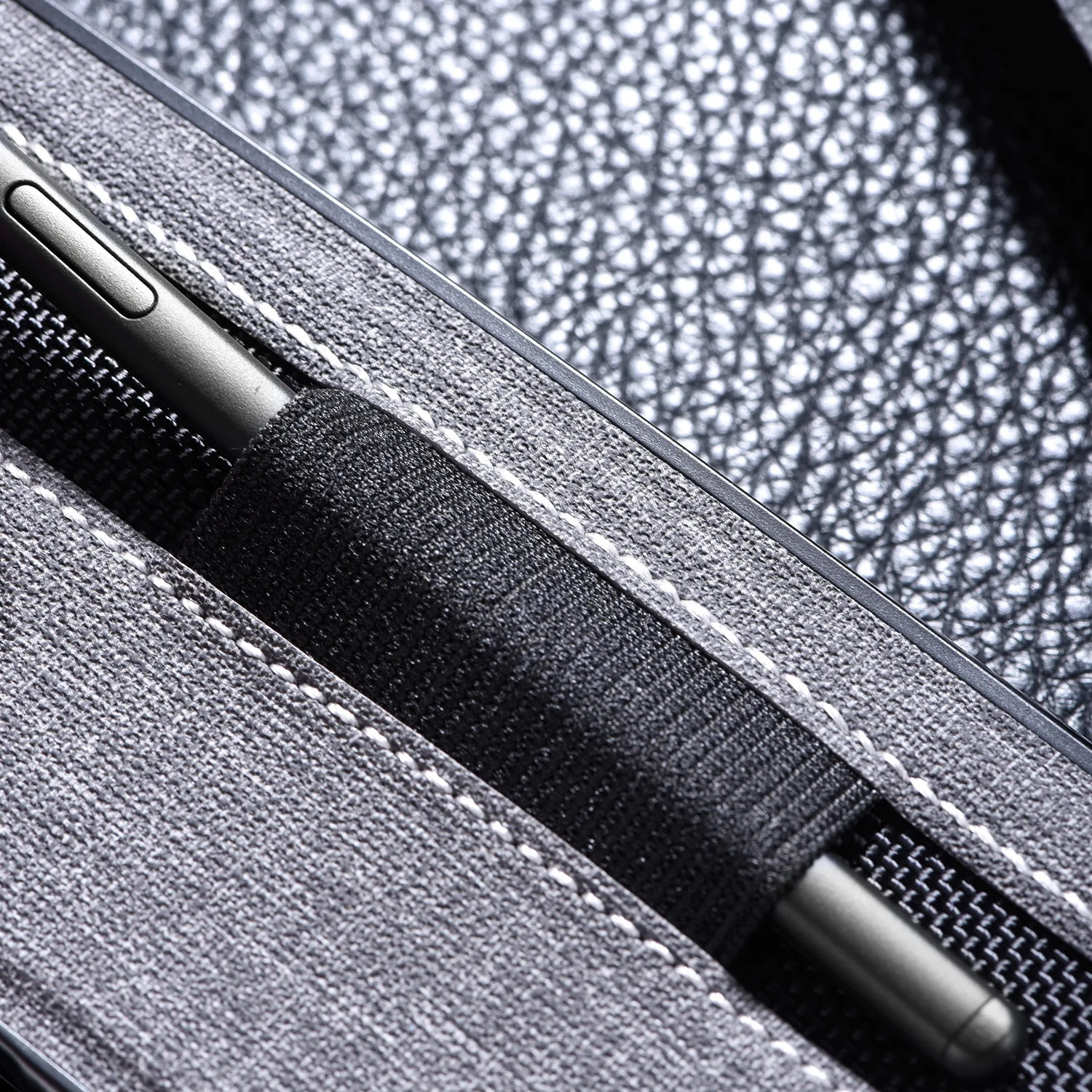 Phone Cases For Samsung Z Fold 3 Stylus S-Pen Socket Slot Cloth Pattern Protect Cover with Pocket Holder For Galaxy Z Fold3 5G