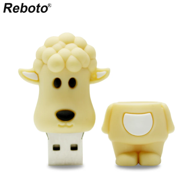 USB флеш накопитель в виде мультяшных животных 64 ГБ 32 16 8 Гб|USB флэш-накопители| |