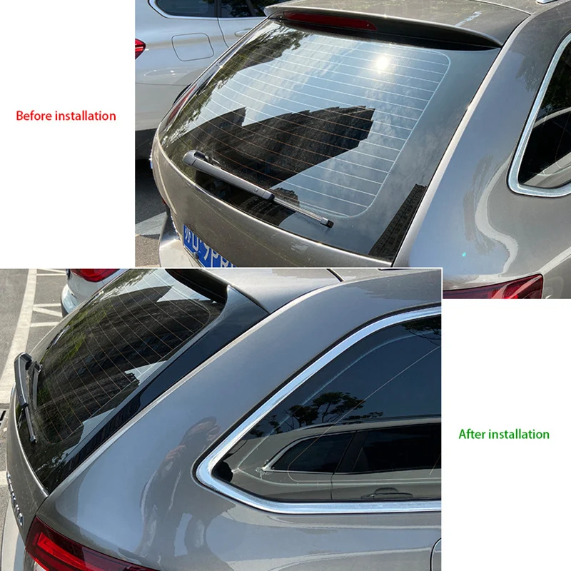 Задний спойлер за окном боковая полоса Накладка для Skoda Octavia Estate 2014-2019