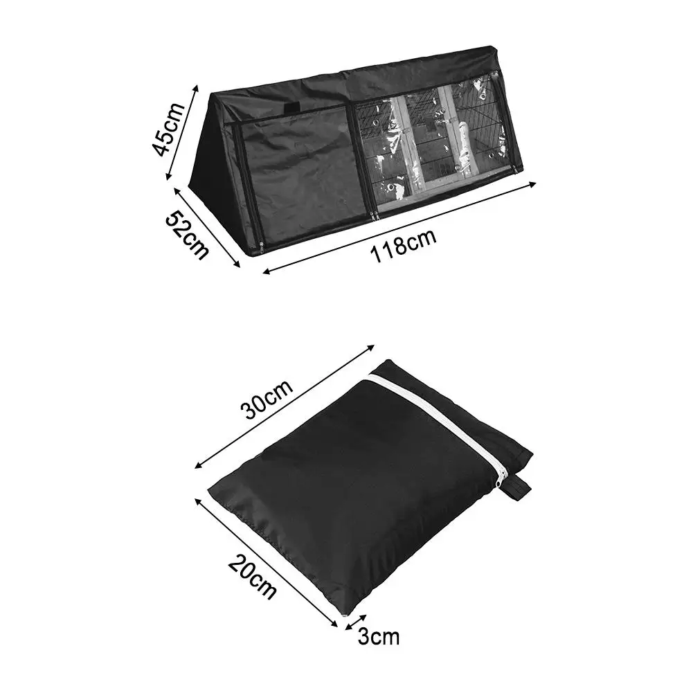 Маленькая клетка для животных с треугольным Кроликом пылезащитный чехол 210D