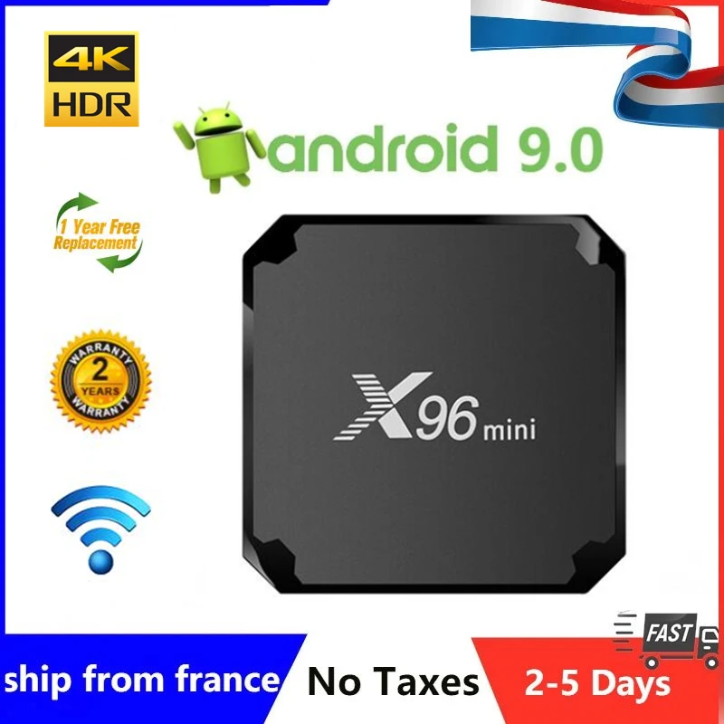 

X96 MINI SMART TV Box 4K HD 2G 16G Android 9.0 TV Box 2021 Amlogic S905W Quad Core 1G 8G 2.4G Wifi Smart TV Set top Box X96mini