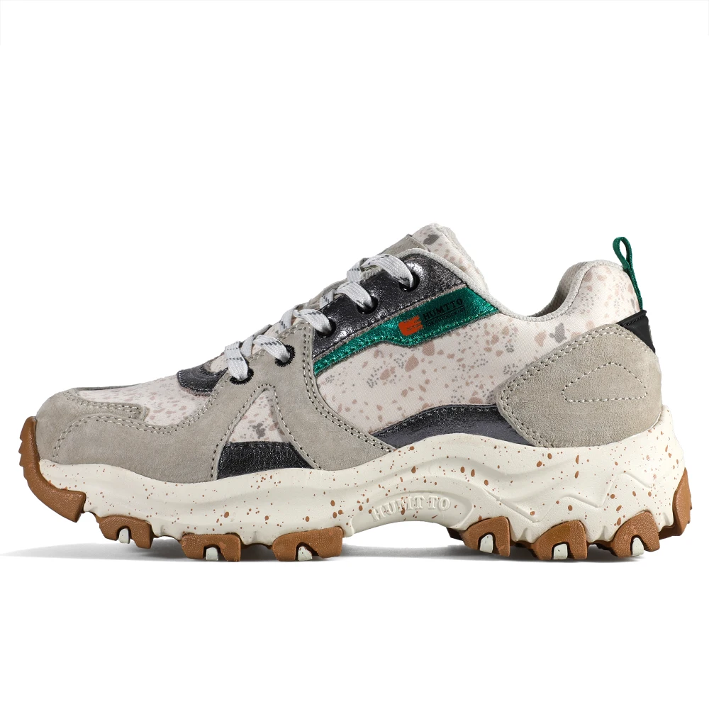 HUMTTO Hiking Shoes Women Breathable Genuine Leather Women's Outdoor Climbing Athletic Shoes Brand Trekking Tourism Sneakers