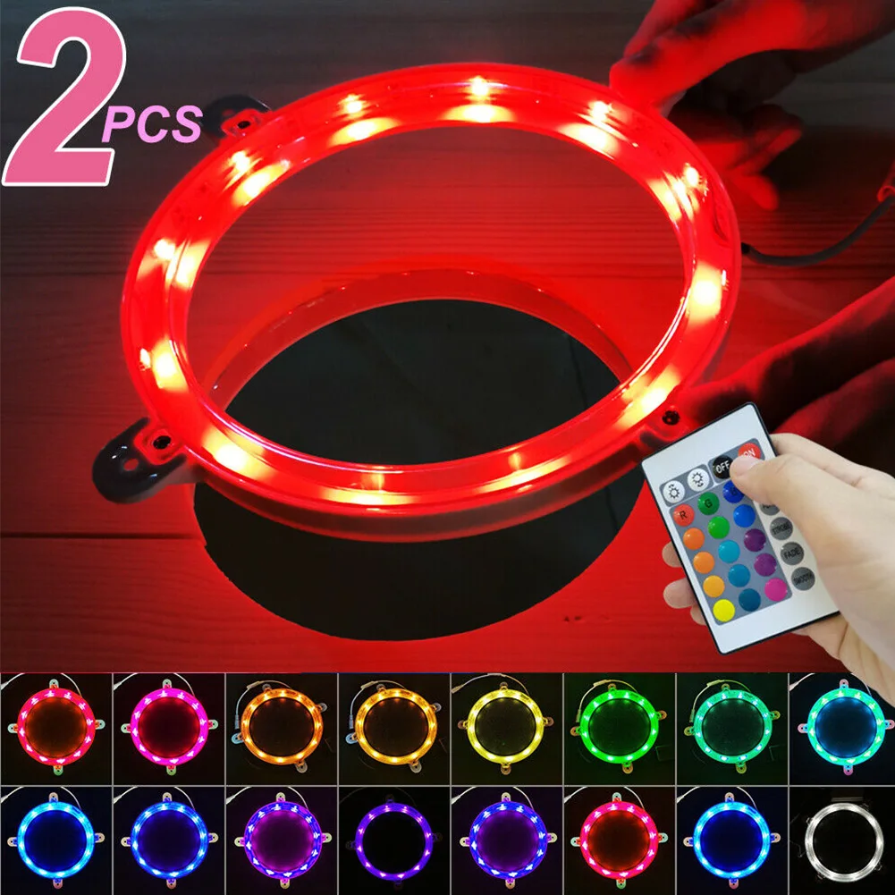 

2set Backyard Toss Game 16 Colors Cornhole Lights Led Sandbag Board Bean Bags Multicolor Changing Family Novelty Lighting Ring
