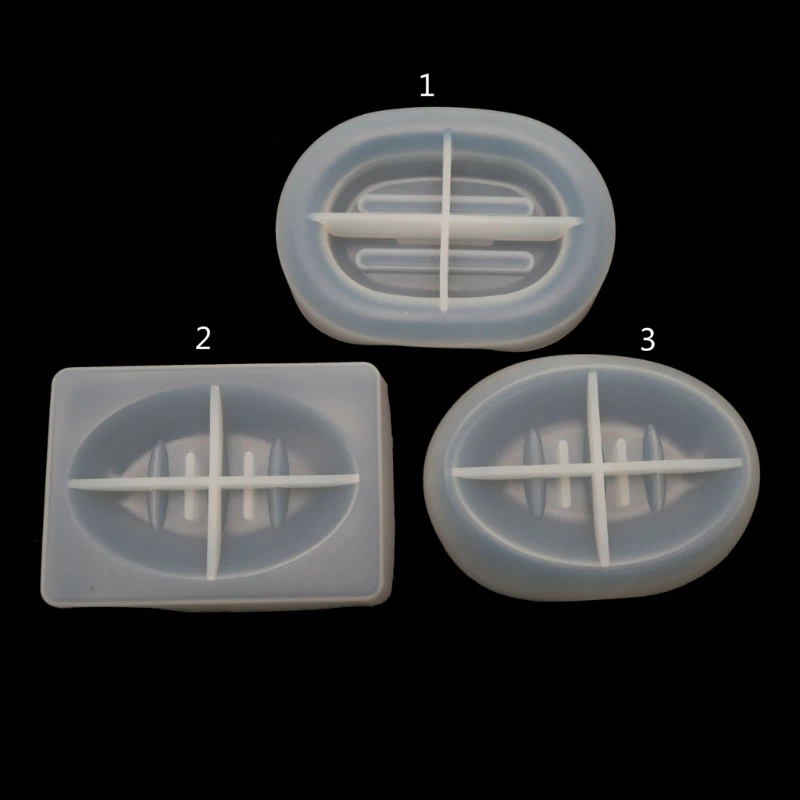 

Handmade Soap Box Silicone Mold Soap Dish Tray Resin Casting Mold Epoxy Resin Ring Dish Holders Resin Soap Tray Molds