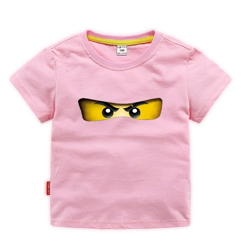 

2-10y 2019 fashion Summer Children's Clothing Cotton Boys Girls T-shirt Legoe Ninja Ninjago Cartoon Kids Tops Tees short sleeve