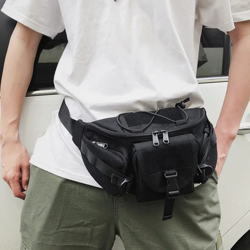 Поясная сумка для мальчиков и девочек с черным пояском сумки Fanny Pack