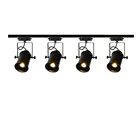 Светодиодный Трековый Светильник E27 в стиле ретро, для настенного или потолочного крепления, промышленный Точечный светильник, рельсовый светильник для сарая, галереи, магазина одежды, прожектора