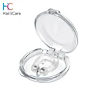 4 шт.компл., силиконовый магнитный зажим для носа против храпа, зажим для носа, поддон для сна, помощь при апноэ, ночное устройство, забота о здоровье