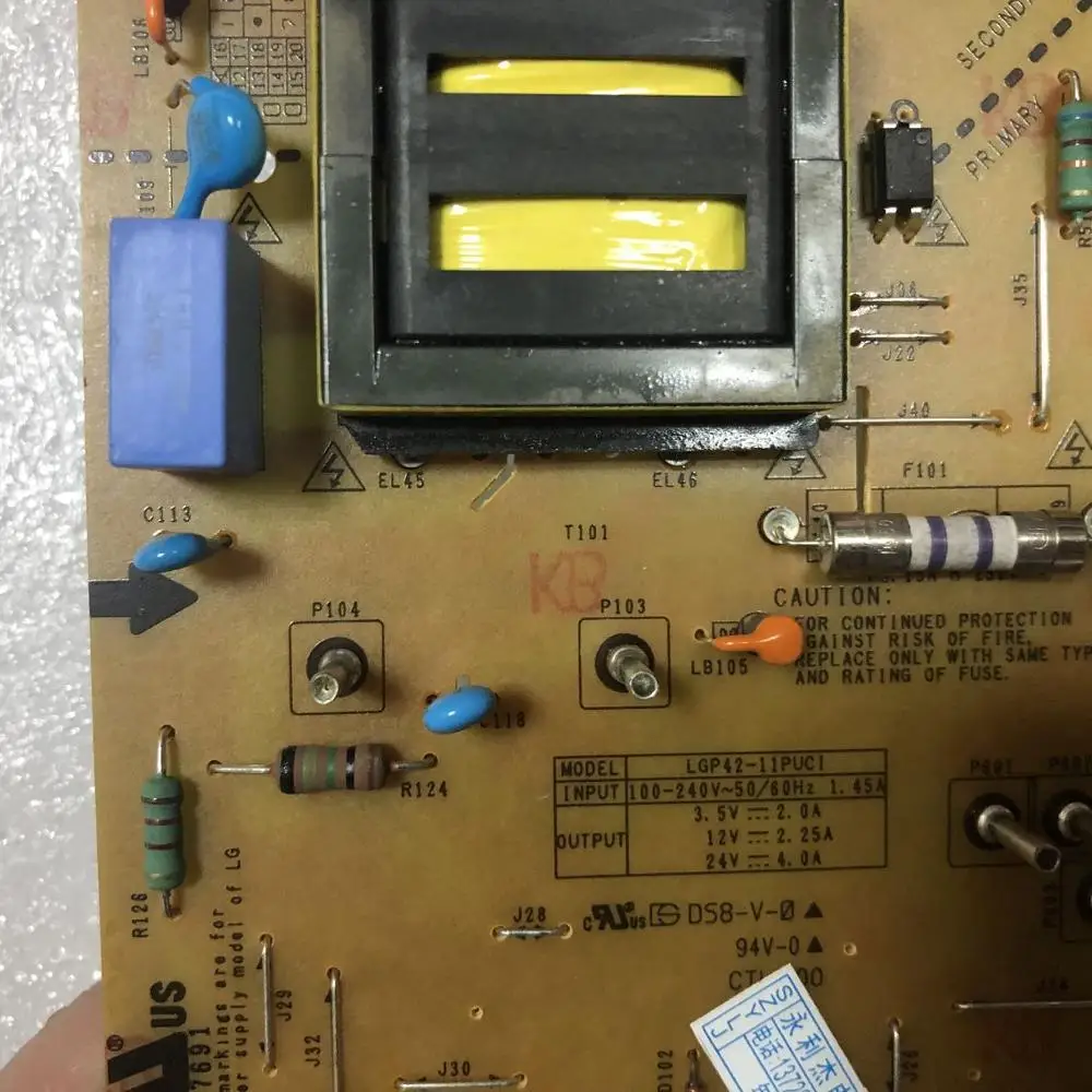 Оригинальный 100% prueba para LG POWER BOARD EAX64127301 PSLF-L016A 3PAGC10058A-R LGP42-11PUCI spot | Электроника