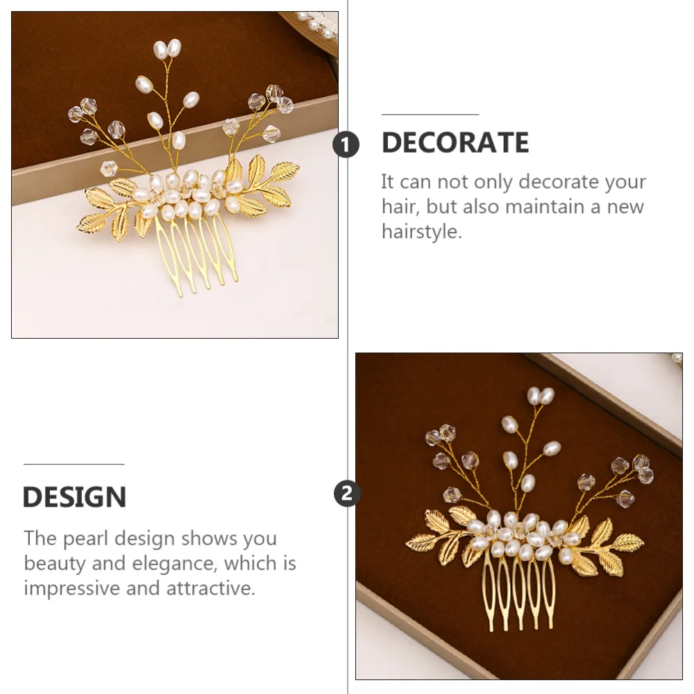 

Pearl Bride Hair Comb Hair Clip Comb Pearl Hairpin Bride Wedding Hair Clip