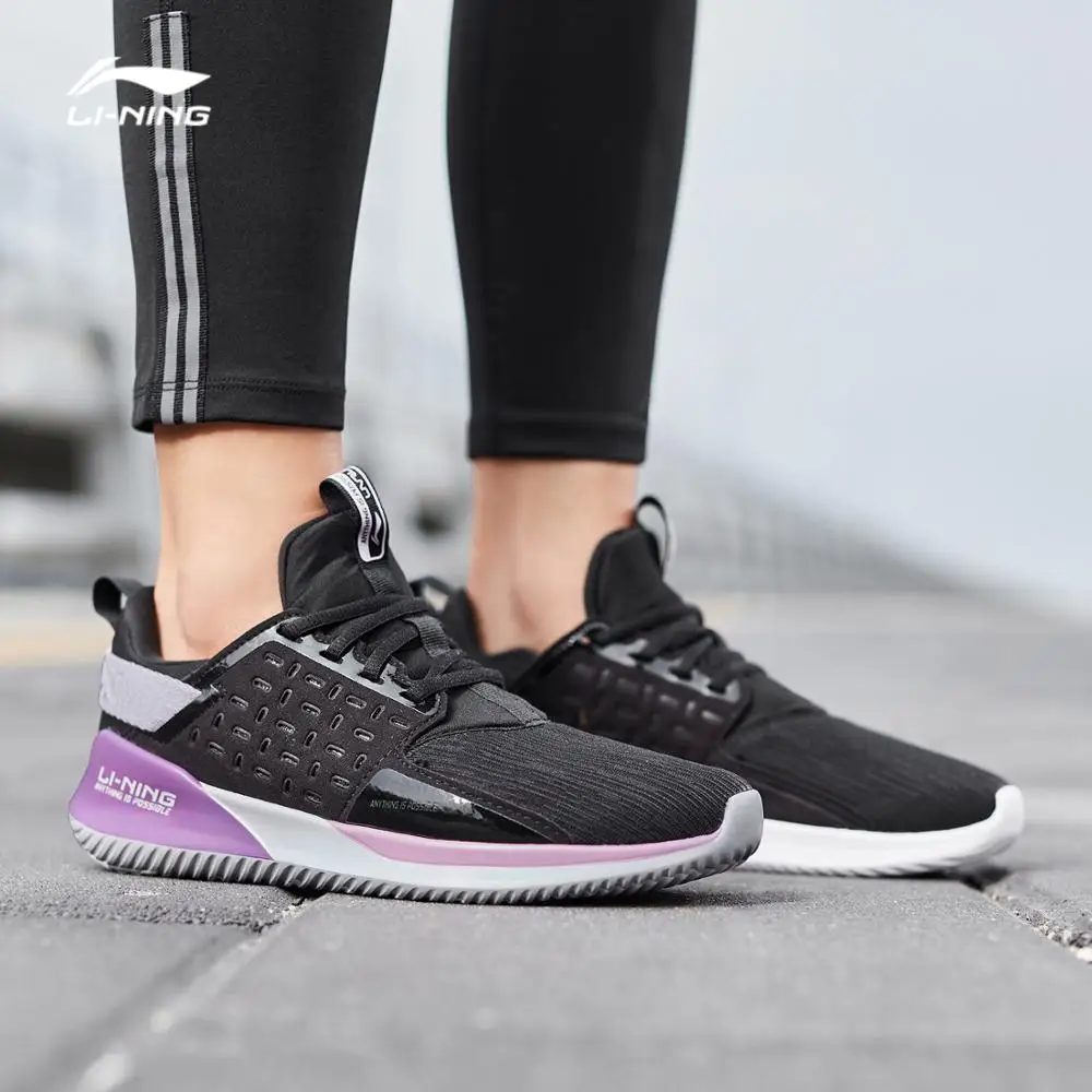 Li-Ning, женская обувь для бега с цветными зонами, дышащая, ноская, светильник, спортивная обувь, кроссовки ARHN096 SOND18