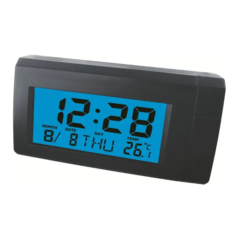 Car Thermometer With Backlightâ Function Digital Clock Indoor Temperature |