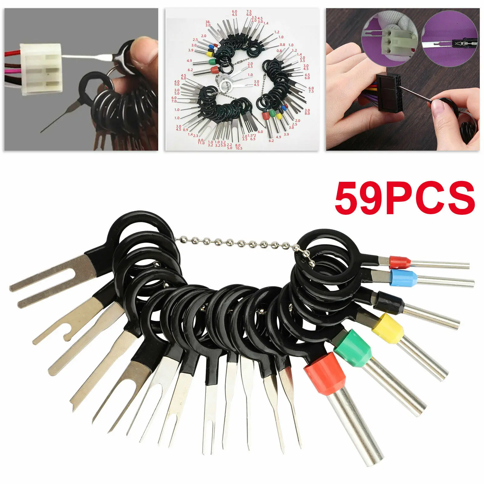 59 шт. набор инструментов для удаления автомобильных клемм|Стилус| |