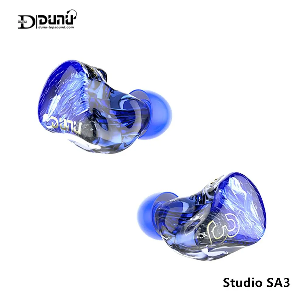 DUNU Studio SA3 3BA Hi Fi наушники вкладыши мониторы 3 излучателю с уравновешенным якорем hi