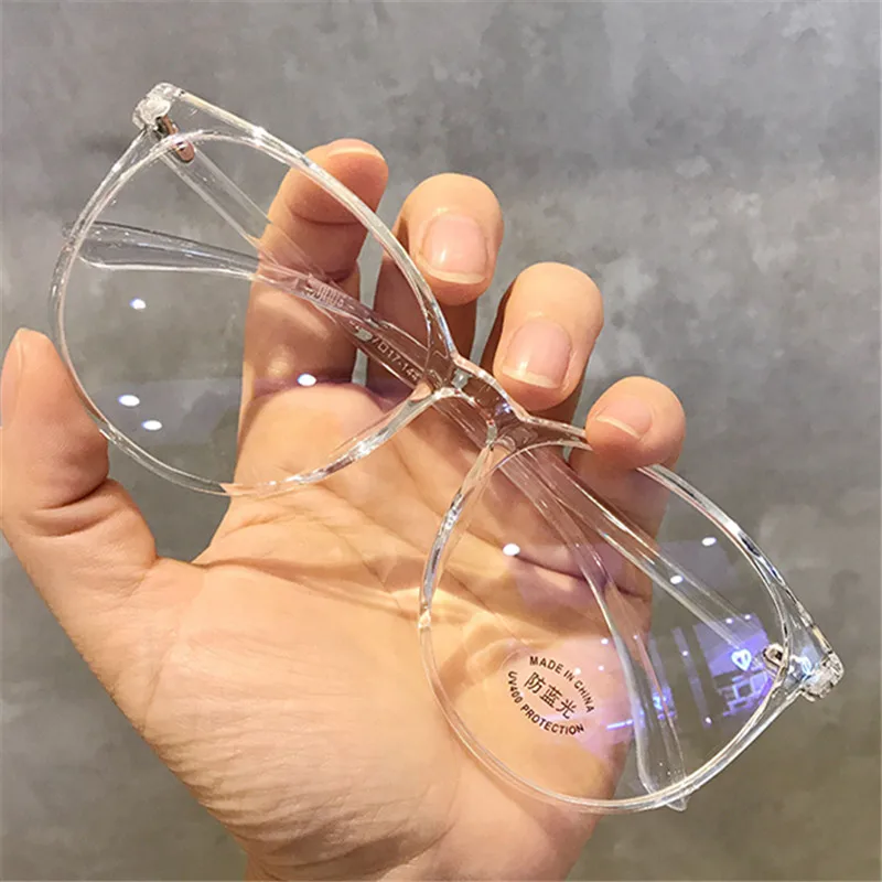 Очки YOOSKE с сисветильник женские круглые линзы блокировкой искусственные плоские