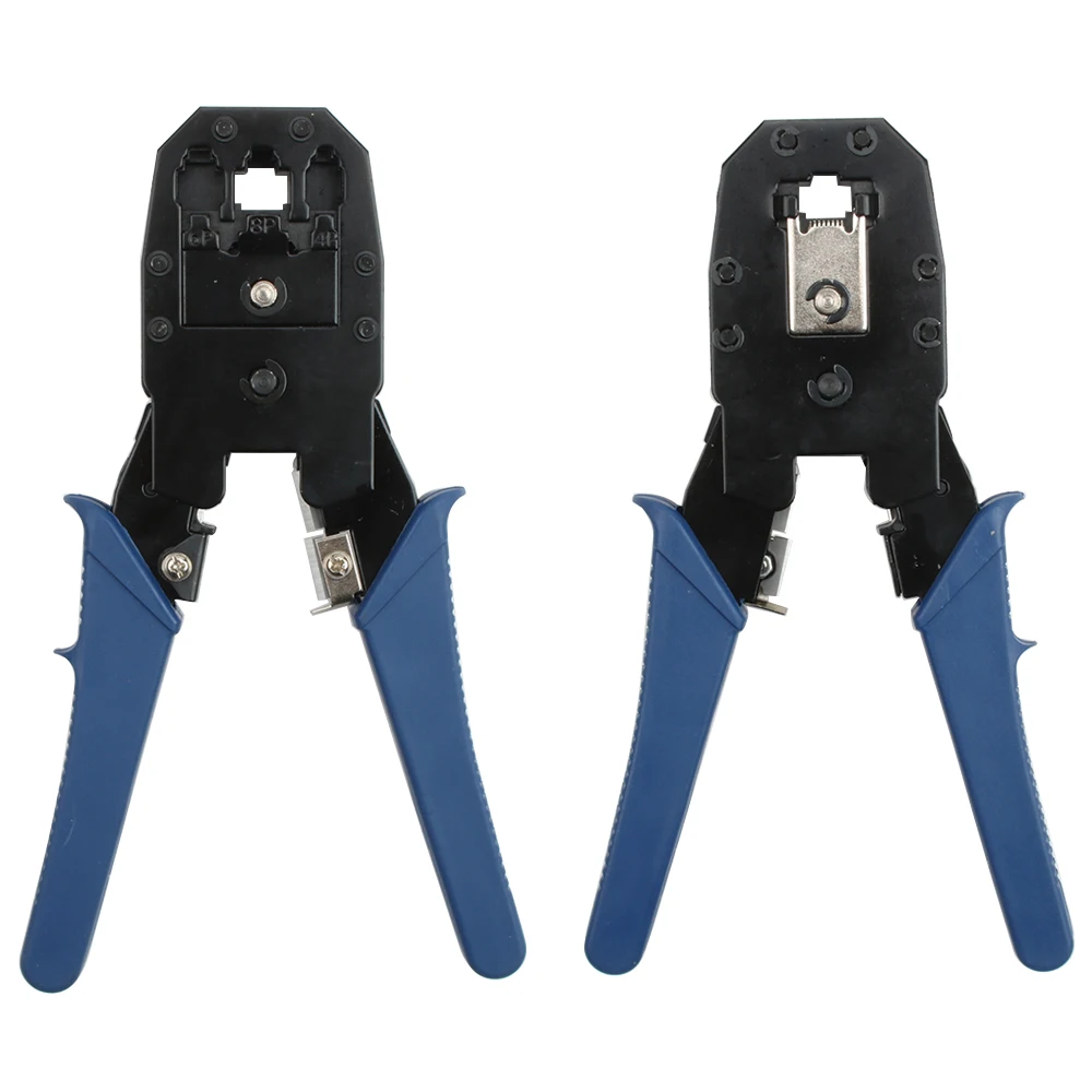 Сетевой Ethernet кабельный тестер RJ45 комплект щипцы обжимной инструмент дырокол RJ11