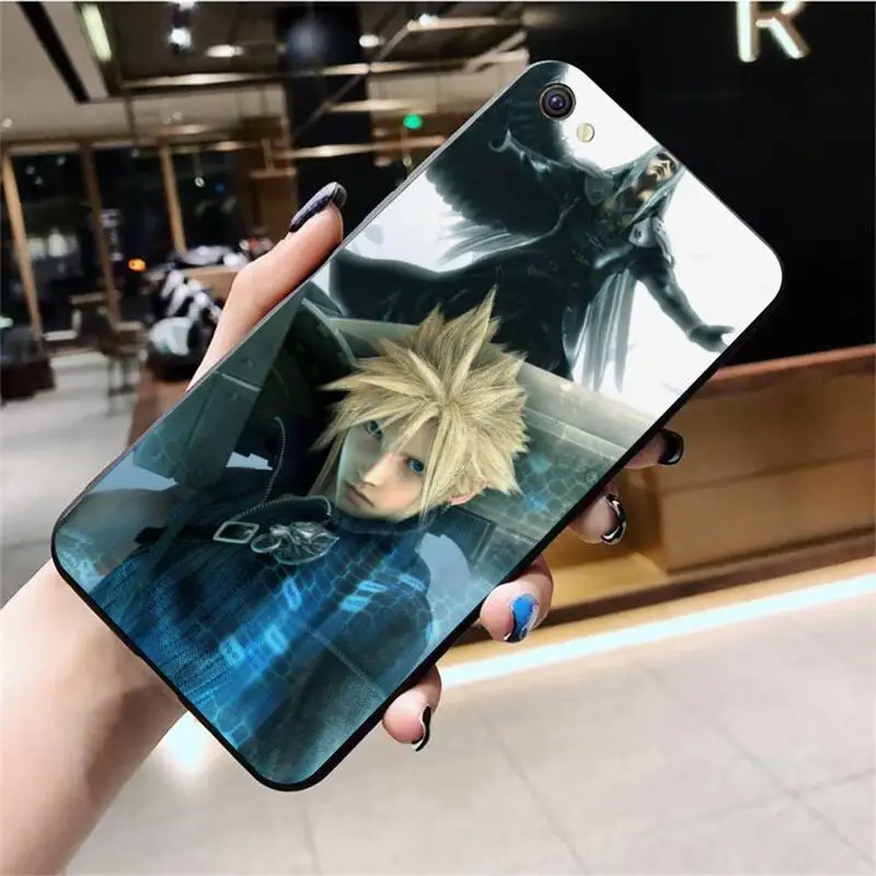 Финальная фантазия VII FF7 аниме DIY Окрашенные украшения для Vivo Y91c Y17 Y51 Y67 Y55 Y93 Y81S Y19 V17