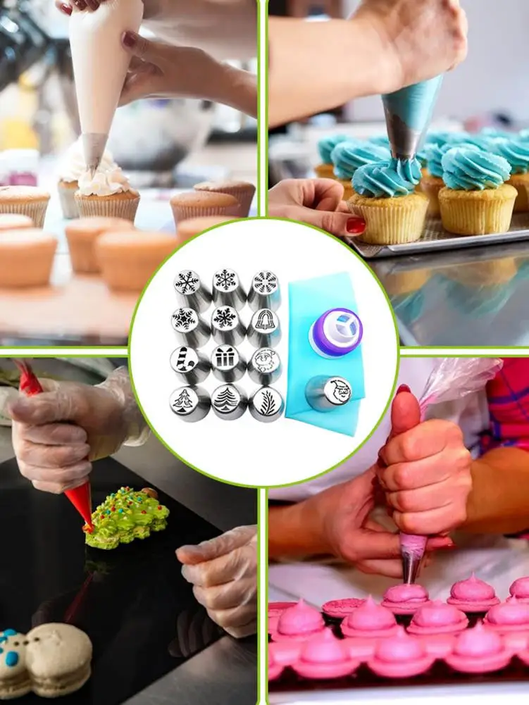 15 шт./компл. русские Кондитерские насадки для глазировки кондитерские изделия