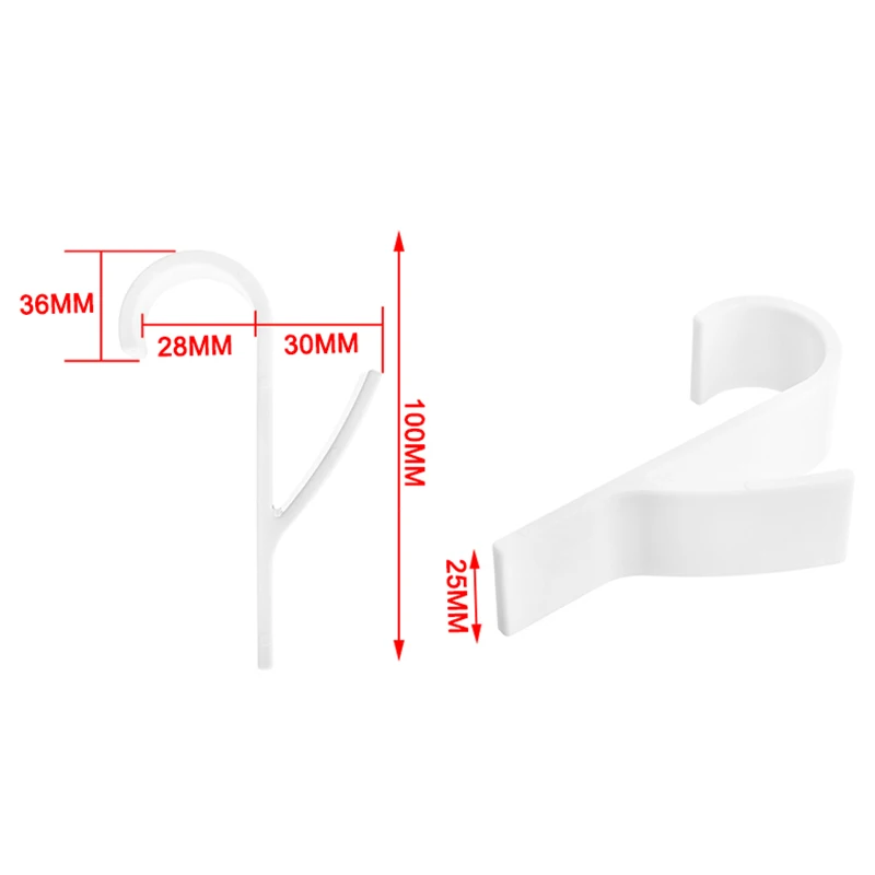 5 шт. вешалка для дома крючок белый прозрачный полотенце Швабра крючки ванной с