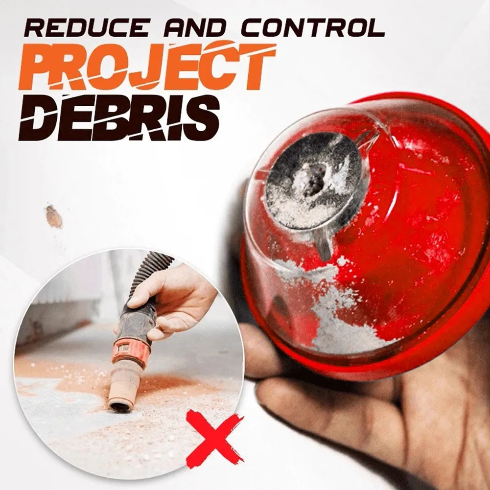 

2pieces Drill Dust Cover Ash Bowl Collecting Collector Drill Dust Proof