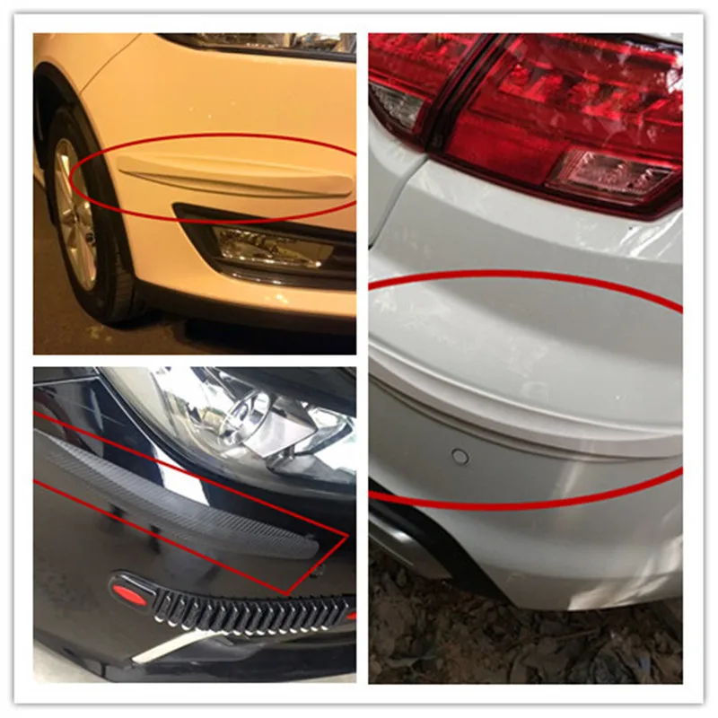 Наклейки на автомобильный бампер противоударные полосы для Hyundai Accent 5 Coupe 3 Elantra 6 XD