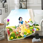 Одеяло BeddingThrow с меховой подкладкой с цветочным рисунком для детей, мягкое плюшевое покрывало, тонкое одеяло, подарок для девочки-принцессы