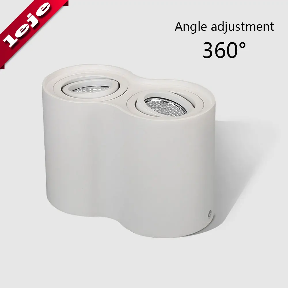 Светодиодная потолочная лампа GU10 сменная с двойной регулировкой угла наклона 12