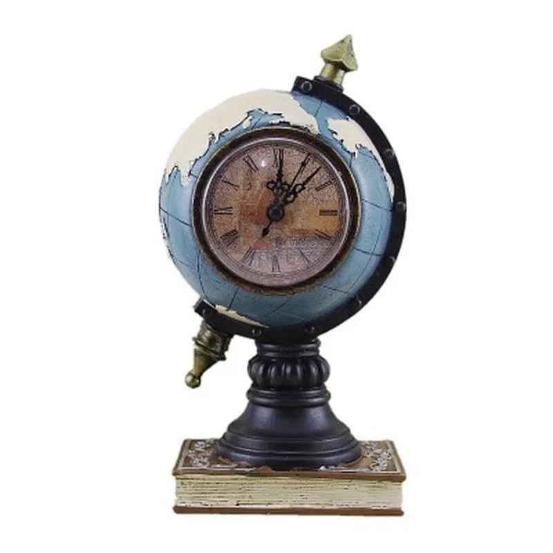 1 шт. домашние креативные наземные часы в стиле ретро с украшением для винного