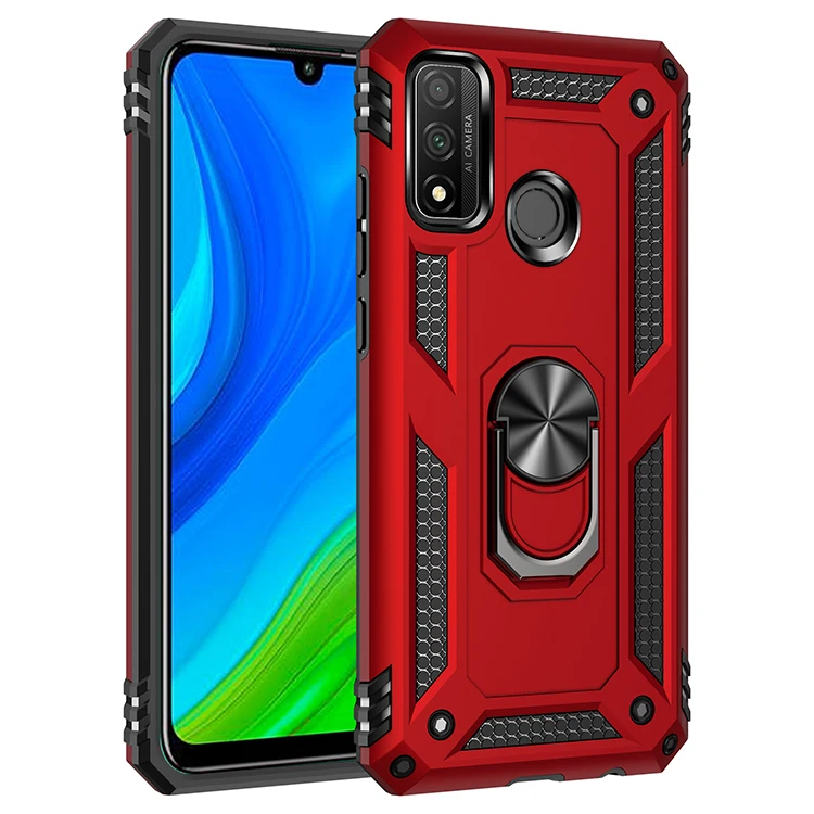 Luxury Shockproof Car Holder Ring Magnet Case For Huawei Nova Lite 3 Plus Bumper Soft Protector Cover 3+ | Мобильные телефоны и