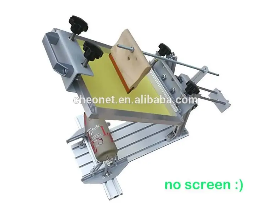 Цилиндрическая печатная машина с ручным экраном для бутылок/чашек/перьев пресс