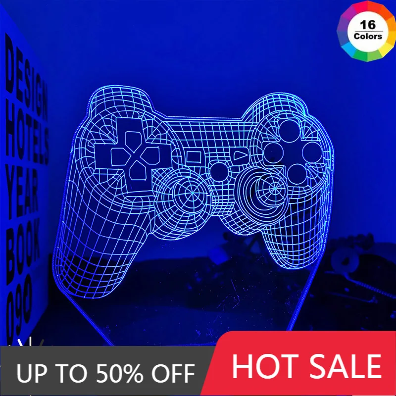 Игровой коврик с 3d иллюзией P4P светодиодный ночсветильник для детей декор