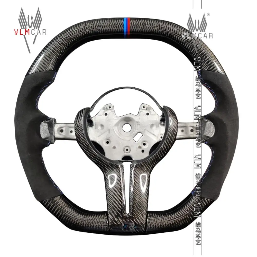 

VLMCAR Private Custom Carbon Fiber Steering Wheel For 328m M3 Car Accessories Led Display Flat Bottom