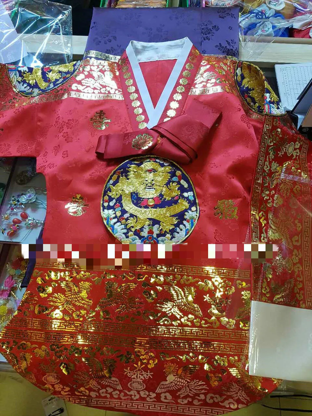 Платье ханбок традиционное корейское платье Корейская одежда костюм для