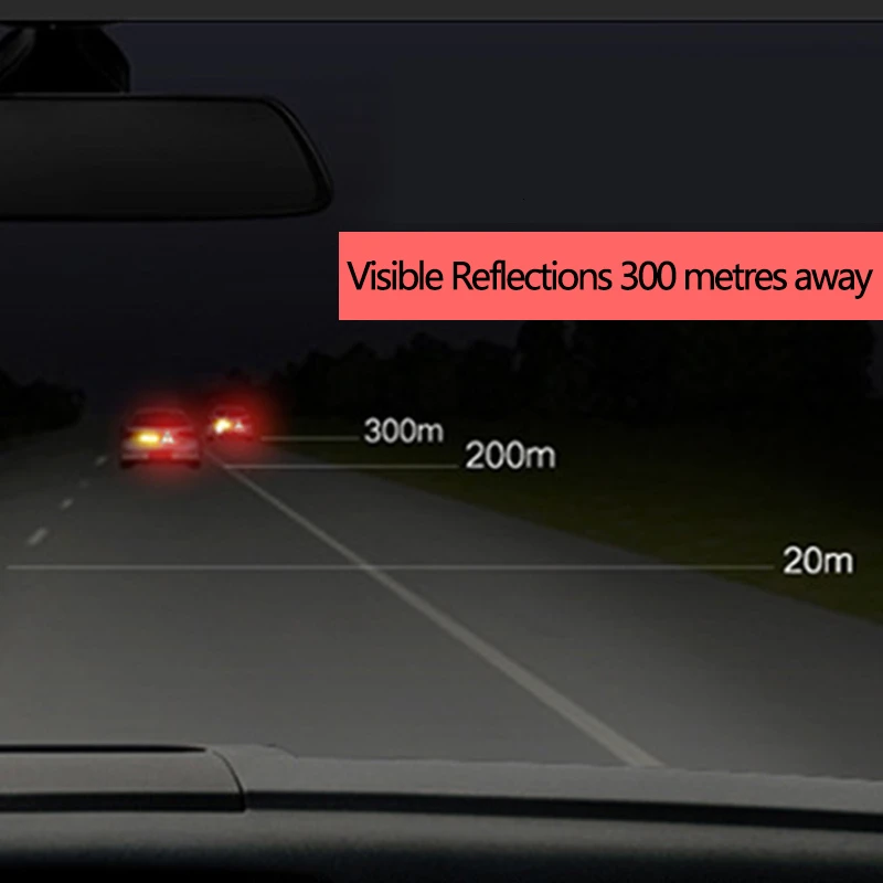 4 шт./компл. багажник автомобиля Стикеры Авто само липкая сигнальная лента DIY