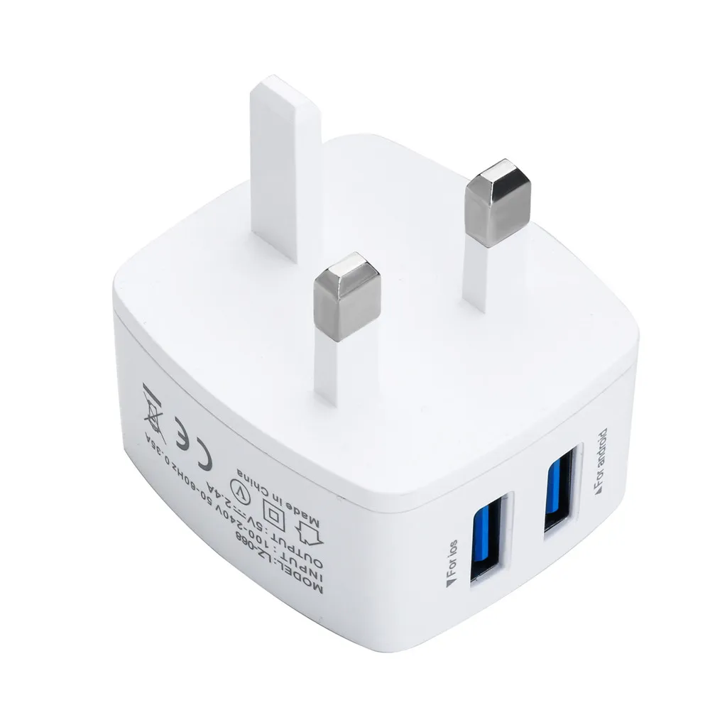 MOSUNX Универсальный 5V 3.1A UK 2-портовый USB2.0 настенное зарядное устройство для смарт-телефон Подставка для зарядки iPhone samsung Xiaomi huawei P30