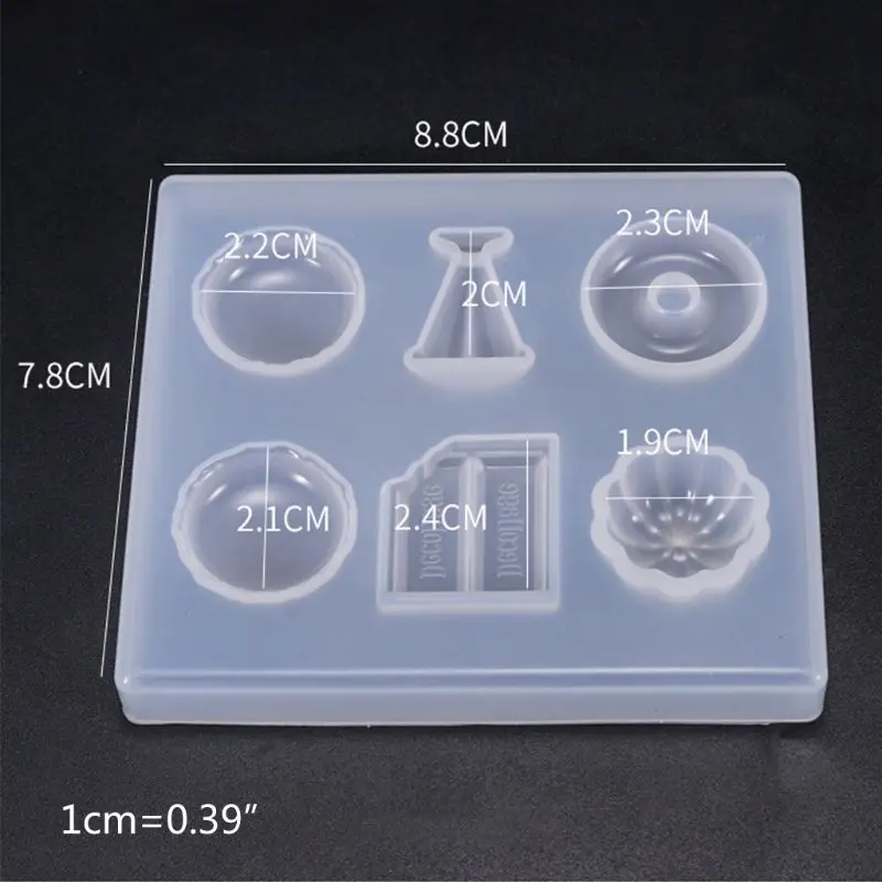 UV Resin Crafts Making DIY Crystal Epoxy Mold Candy Heart-shaped Patch Decoration Silicone Molds Jy28 20 Dropship | Украшения и