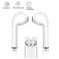 i7s tws wireless earphones bluetooth headphones sport earbuds headset mic earpiece charging box for iphone xiaomi smart phone