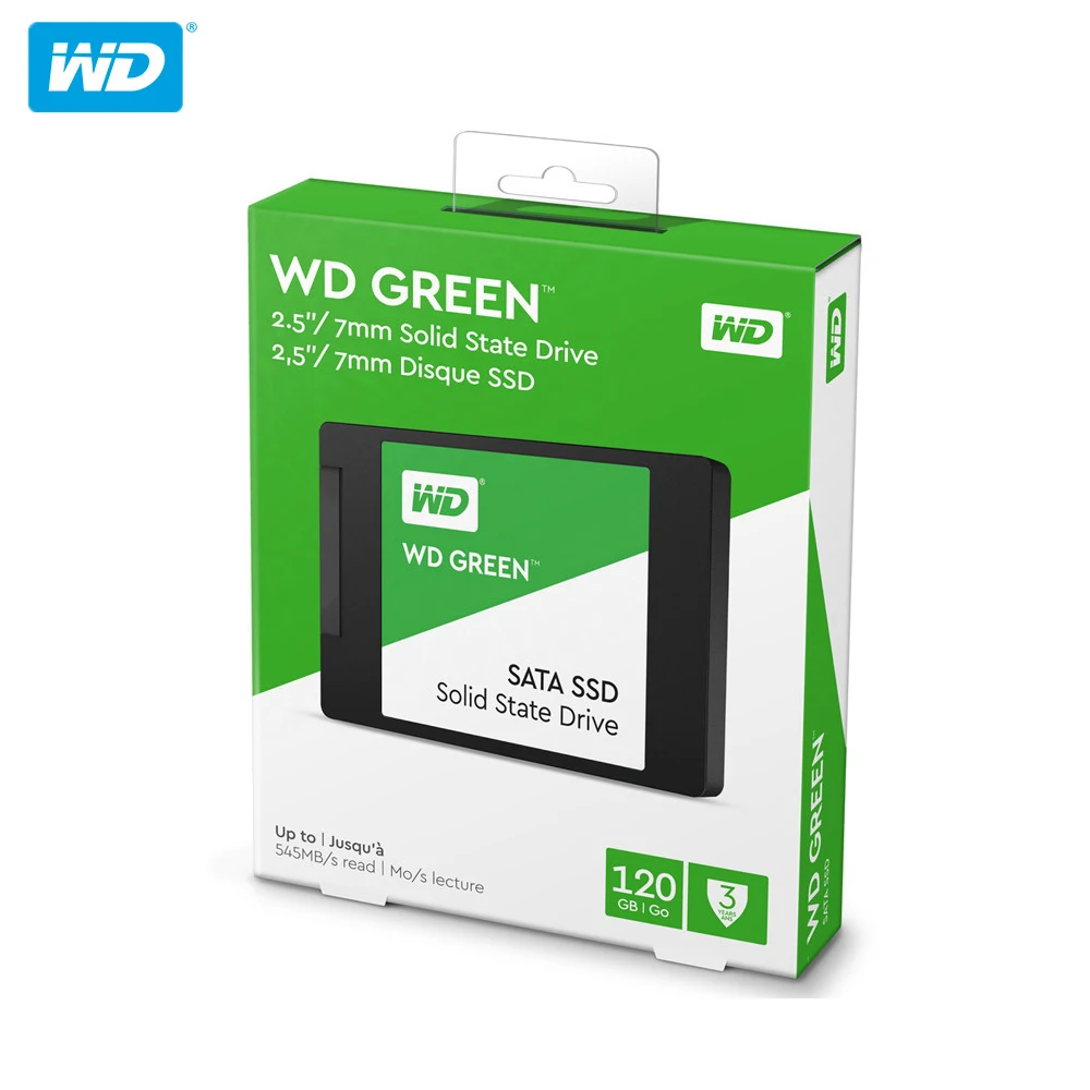 Внутренний твердотельный накопитель Western Digital SSD 120 ГБ 240 SATA 3 2 5 дюйма внутренний