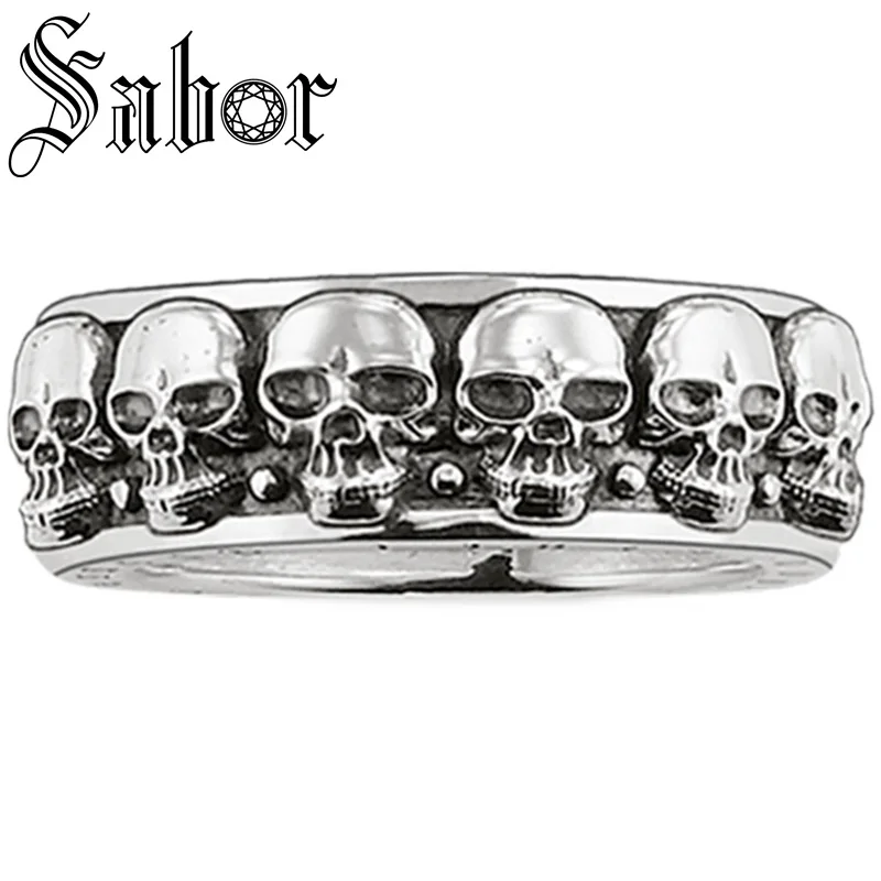 Кольцо с черепами Женское кольцо Rebel Fashion хорошее ювелирное изделие для мужчин и