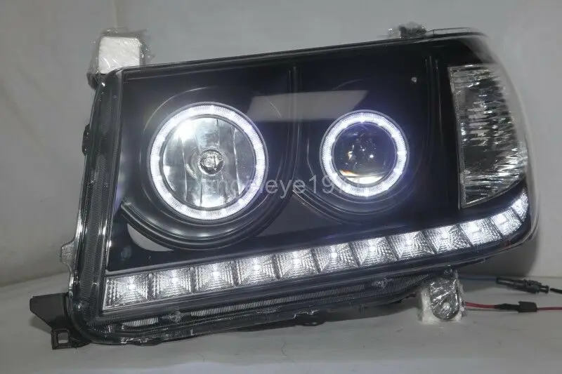 Для Toyota Land Cruiser LC100 2006 2007 FZJ100 UZJ100 4500 4700 светодиодные фары ангельские глазки