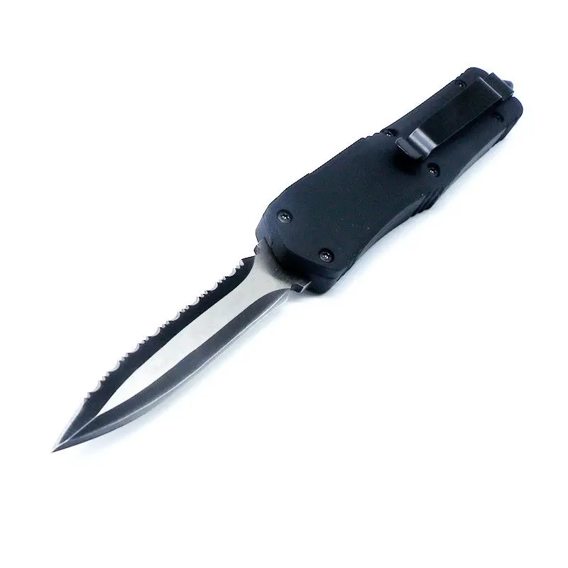 side serrated MIT Troodotfne Big A07 самозащита с помощью складной карманный нож охотничий нож сувенирные ножи фиксированный нож с лезвием - Цвет: side serrated
