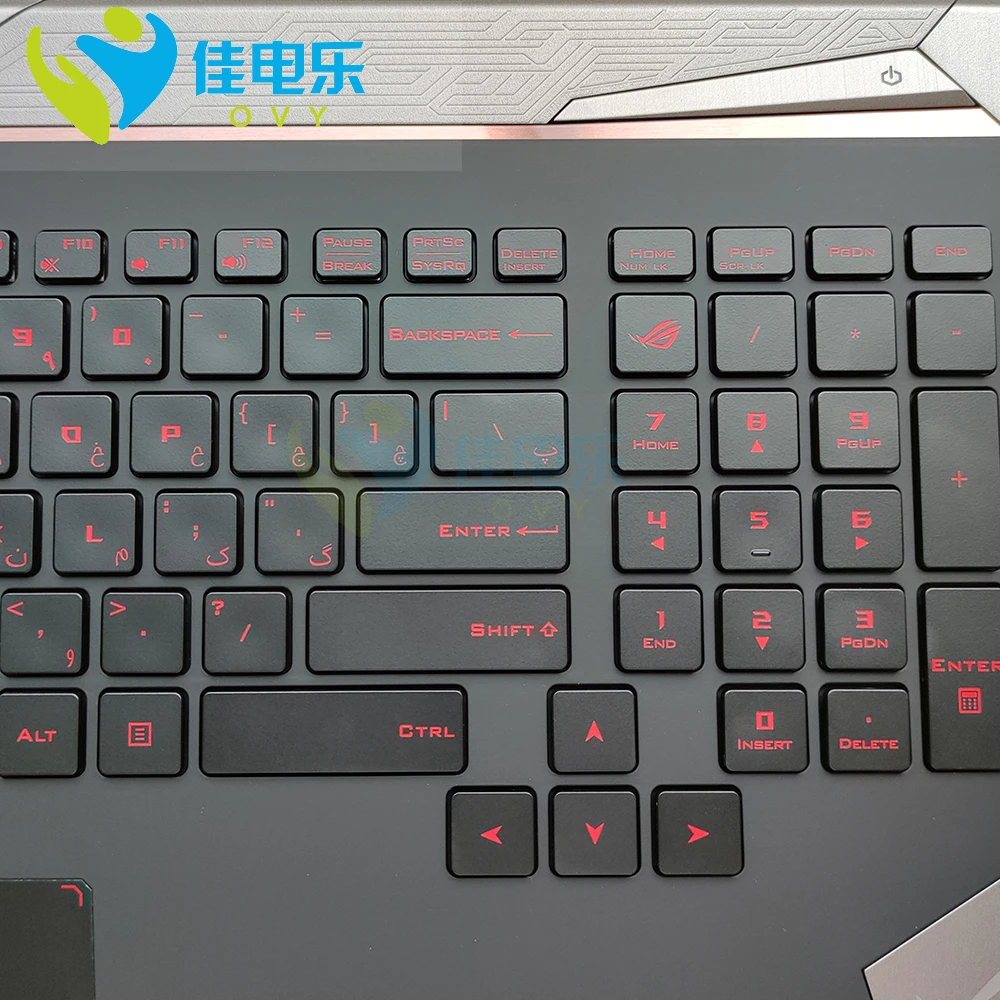 Арабская клавиатура для ноутбука Farsi с подсветкой Asus ROG G752 G752VY G752V GFX72V G752VM-GC034D
