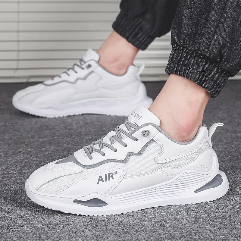 

Осенняя мужская обувь, универсальная повседневная спортивная обувь, беговые кроссовки, трендовые маленькие белые кроссовки, обувь Ins