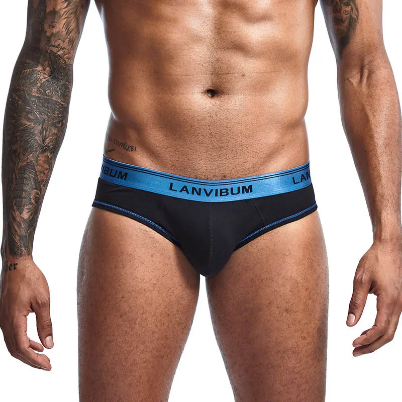 Сексуальное нижнее белье мужские трусы сuecas бикини Слип Homme Короткие U выпуклая