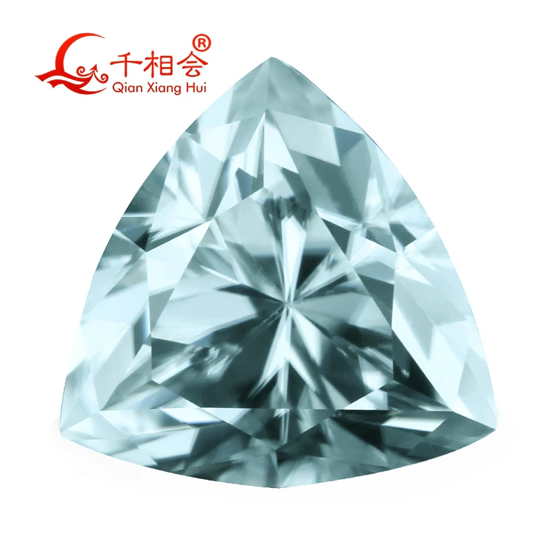 Голубой цвет триллион материал Sic муассаниты свободный драгоценный камень